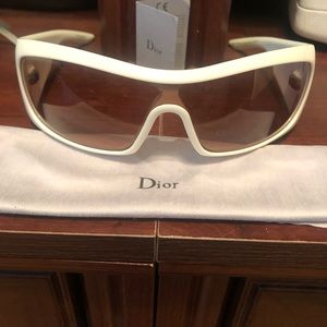 Christian Dior Cannage 2 pink and white sunglasses